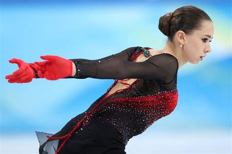 Kamila Valieva Takes Ice During Womens Figure Skating Final