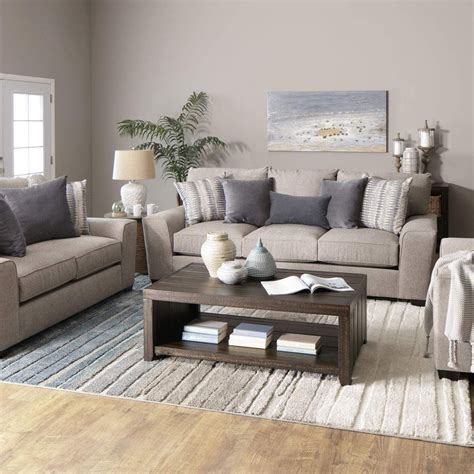 Light Grey Sofa And Loveseat Living Room Sofa Set Jeromes Grey