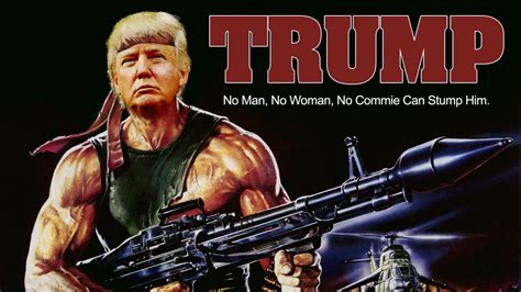 Donald Trump In Rambo Picture Hd Celebrities Wallpapers Hd Wallpapers