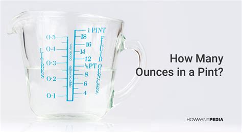Since one ounce is equal to 1/16 of a pound, the formula for the conversion is: How Many Ounces in a Pint - Howmanypedia