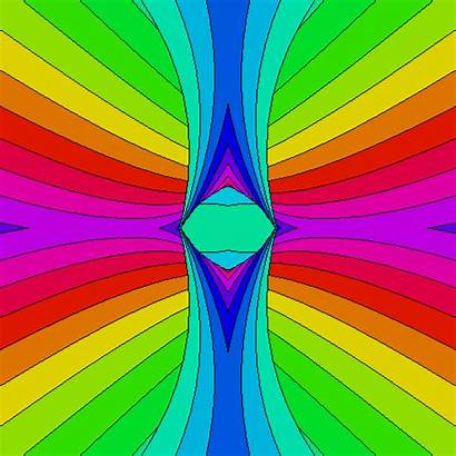 Psychedelic Rainbow Gifs Trippy Moving Hallucinogen Colors