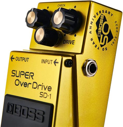 Boss Sd 1 Super Overdrive 50th Anniversary Pedal Zzounds