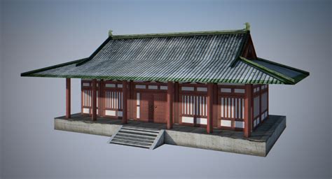Chinese Palace 3d Model Turbosquid 1154610