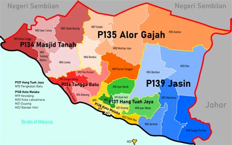Map Of Melaka State Visit Selangor