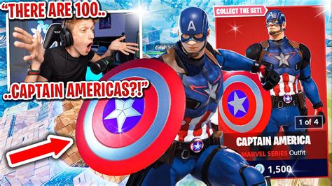 All of the leaked skins can be found in the source file of fortnite; I got 100 CAPTAIN AMERICA SKINS to scrim for $100 in ...