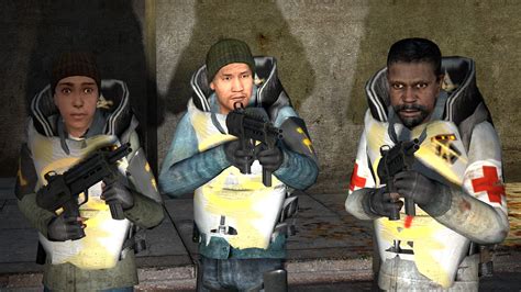 Rebel With Soldier Armors Half Life 2 Mods