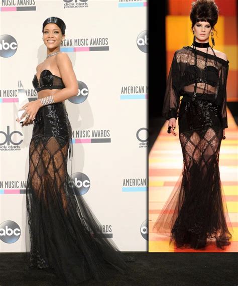 2013 Amas Red Carpet Dresses Black And White Stylefrizz