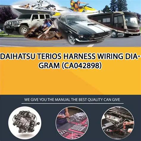 Daihatsu Terios Harness Wiring Diagram Ca Service Manual
