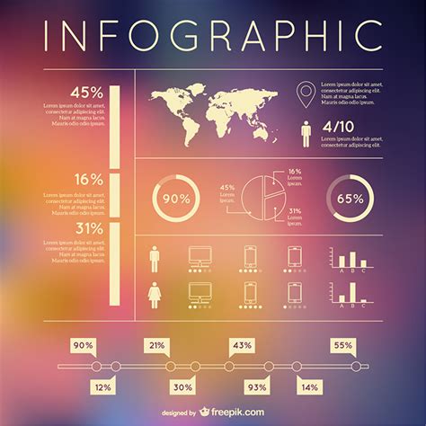 Customize one of our free professional report templates to create an impressive and informative report. 40 Free Infographic Templates to Download - Hongkiat