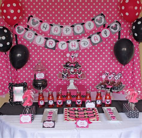 minnie mouse birthday party ideas photo    catch