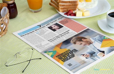 Free 197 Half Page Newspaper Ad Mockup Free Psd File