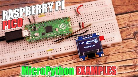 Raspberry Pi Pico Starting With Micropython Examples I C Oled