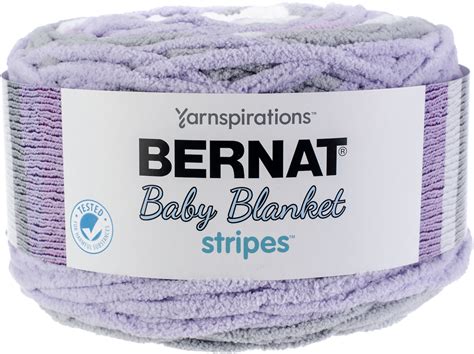 Bernat Baby Blanket Stripes Yarn Violets Michaels