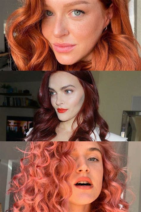 Red Hair For Cool Skin Tones Skin Tone Hair Color Shades Of Red Hair Natural Red Hair Dark