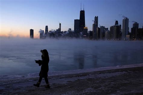 Polar Vortex Causes A Record Breaking Freeze Across The Midwest The
