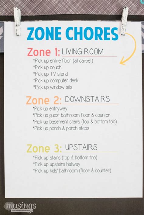 Practical Ideas For Getting Kids To Do Chores A Chore Chart Living