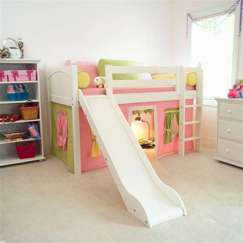 Bunk Bed With Slide And Tent Ideas On Foter