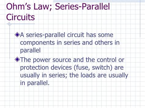 7260323 Ohms Law Series Parallel Circuit