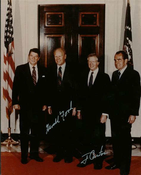 lot detail president jimmy carter and gerald ford dual signed 8 x 10 four presidents photo jsa