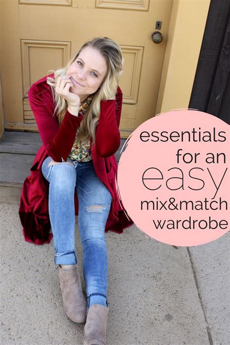 Essentials For An Easy Mix And Match Wardrobe Spring Fashion Outfits