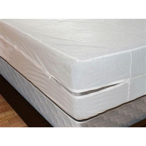 plastic mattress protector zippered olymic queen waterproof vinyl mattress cover heavy duty