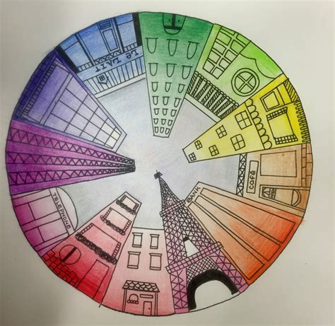 Kids Art Market Color Wheel Perspective