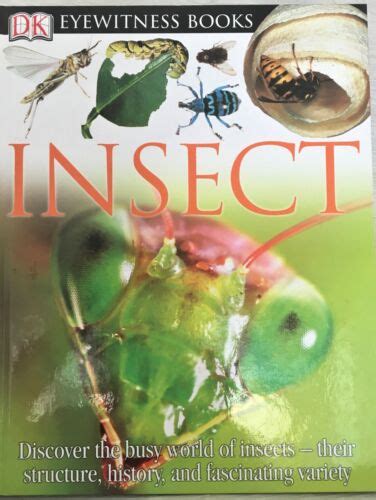 Insect Dk Eyewitness Books Hardcover By Mound Laurence New Ebay