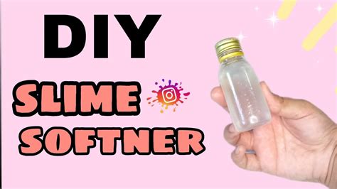 Diy Viral Slime Softner How To Make Slime Softnerdiy Slime