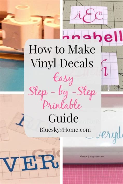 How To Make Vinyl Decals Easy Stepbystep Guide Shows You The Steps