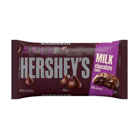 Buy HERSHEY S Milk Chocolate Baking Chips Bulk Gluten Free 11 5 Oz