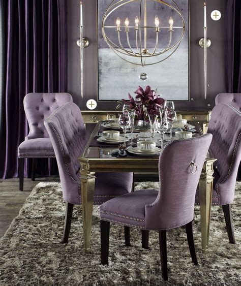 Dining Room Featuring Purple Dining Diningroom Diningroomideas