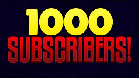 How To Get 1000 Subscribers On Youtube Filmswalls