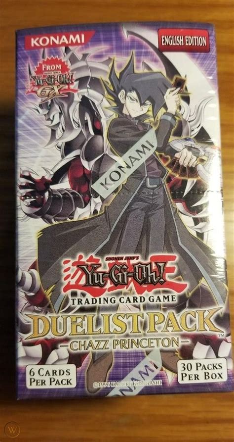 Duelist Pack Chazz Princeton Booster Box Unlimited Edition Duelist