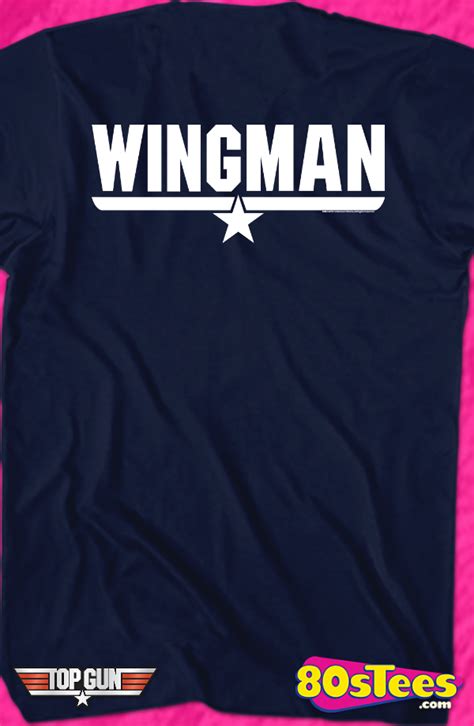 Top Gun Wingman T Shirt 80s Movies Top Gun T Shirt