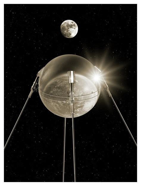 3116 x 2244 jpeg 1767 кб. Sputnik 1 In Orbit Photograph by Detlev Van Ravenswaay