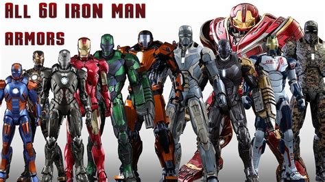 All Iron Man Suits From Mark 1 To 85 2008 2019 Youtube