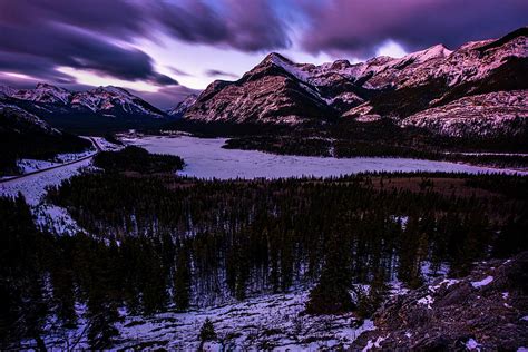 Winter Sunrise Canadian Rockies Photograph By Yves Gagnon Fine Art