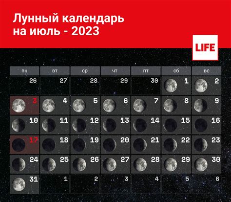 Лунный календарь на июль 2023 полнолуние новолуние и лучшие дни для стрижки и маникюра в июле