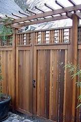 Japanese Style Wood Fence Designs Photos