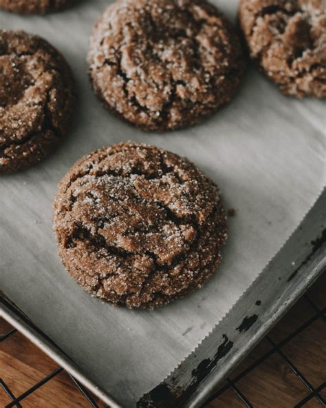 Chewy Ginger Molasses Cookie Grams The Sweet And Simple Kitchen