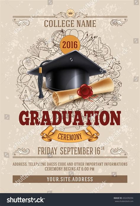 Graduation Ceremony Invitation Templates