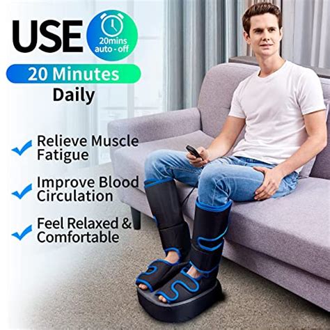 Slothmore Comrelax Pro Leg Massager With Air Compression For Circulation Electric Shiatsu Foot