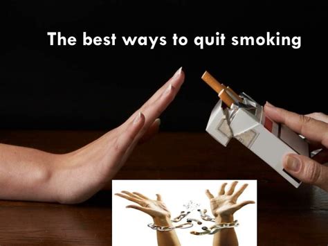 Ppt The Best Ways To Quit Smoking Powerpoint Presentation Free Download Id 7134864
