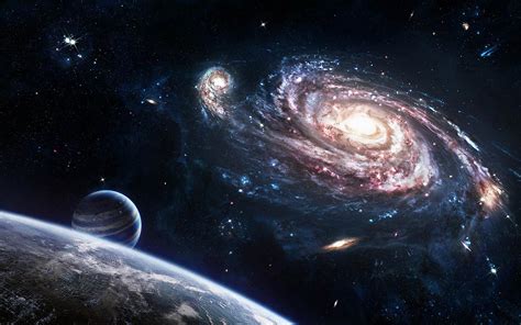 Gambar Mac Suasana Ruang Galaksi Nebula Luar Angkasa Bumi Alam