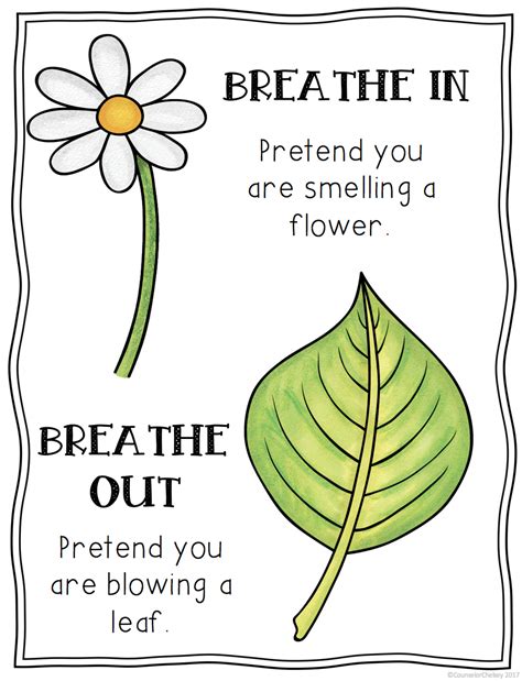 Free Mindful Breathing Posters Includes 3 Posters To Help Students