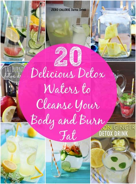 20 Delicious Detox Waters To Cleanse Your Body And Burn Fat لجنة