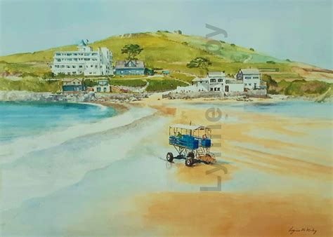 Burgh Island Bigbury Devon Mounted Art Print Reproduced From Etsy Uk