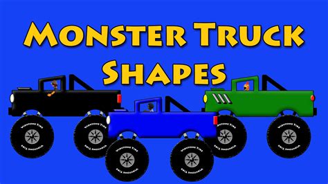 Monster Truck Shapes Timmy Uppet And His Pals Are Learning Shapes As