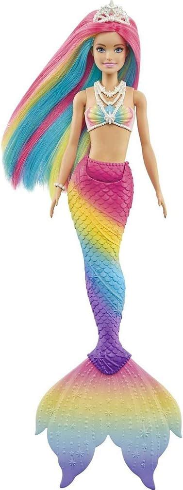 Barbie Dreamtopia Rainbow Magic Mermaid Doll With Rainbow Hair