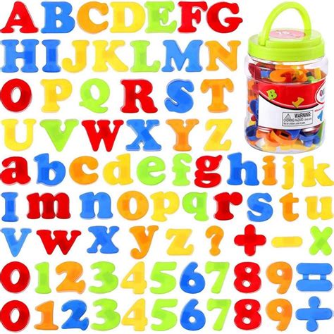78pcsset Magnetic Letters Numbers For Kids Educational Alphabet